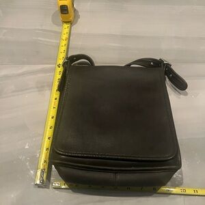 Vintage Coach Deep Olive Crossbody Bag